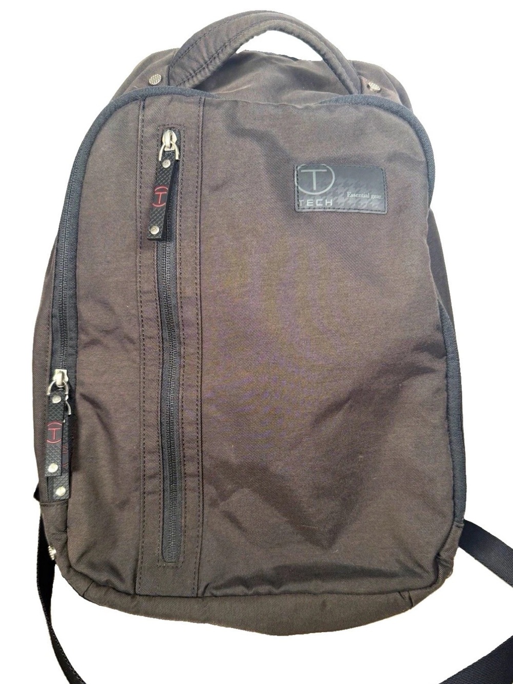 T-Tech Tumi T-Tech Gray Nylon Padded 15in Laptop Backpack 57585JT Y2K Vintage